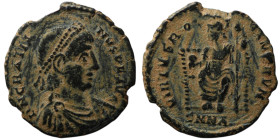 Gratian (AD 367-383). Nicomedia
AE Follis (19mm, 2,02g)