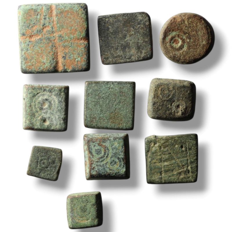 10 pieces weights / SOLD AS SEEN, NO RETURN!