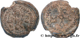 BYZANTIUM - SIGILLOGRAPHY
Type : Sceau en plomb 
Date : VIe-VIIe siècle 
Mint name / Town : Constantinople 
Metal : lead 
Diameter : 24,5  mm
Orientat...