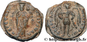 BYZANTIUM - SIGILLOGRAPHY
Type : Sceau en plomb 
Date : XIe siècle 
Mint name / Town : Constantinople 
Metal : lead 
Diameter : 22  mm
Orientation die...