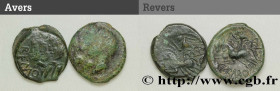 GALLIA BELGICA - REMI (Area of Reims)
Type : Lot de 2 bronzes REMO/REMO 
Date : c. 60-40 AC. 
Mint name / Town : Reims (51) 
Metal : bronze 
Obverse l...