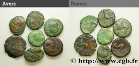 GALLIA BELGICA - REMI (Area of Reims)
Type : Lot de 7 bronzes ATISIOS REMOS, classes variées 
Date : c. 60-40 AC. 
Mint name / Town : Reims (51) 
Meta...