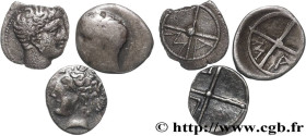 LOTS
Type : Lot de 3 monnaies gauloises 
Commentary : Lots de 3 oboles Marseillaises 

Grade : lot