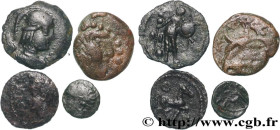 LOTS
Type : Lot de 4 monnaies gauloises 
Commentary : Lots de 4 monnaies gauloises 

Grade : lot