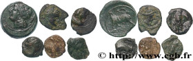 LOTS
Type : Lot de 6 monnaies gauloises 
Commentary : Lots de 6 bronzes gaulois 

Grade : lot