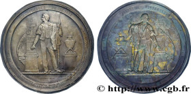 SECOND REPUBLIC
Type : Tirage uniface, émeute des Arts et Métiers, Aux défenseurs de la Constitution 
Date : 1849 
Metal : silver plated copper 
Diame...