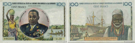 Country : FRENCH EQUATORIAL AFRICA 
Face Value : 100 Francs Félix Éboué BCEAEC 
Date : (1962) 
Period/Province/Bank : B.C.E.A.E.C. 
Catalogue referenc...