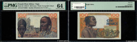 Country : FRENCH WEST AFRICA (1895-1958) 
Face Value : 100 Francs 
Date : 20 mai 1957 
Period/Province/Bank : Institut d'émission de l'A.O.F. et du To...