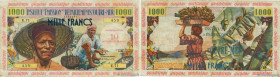 Country : FRENCH ANTILLES 
Face Value : 10 Nouveaux Francs sur 1000 Francs Pêcheur 
Date : (1960) 
Period/Province/Bank : Institut d'Émission des Dépa...