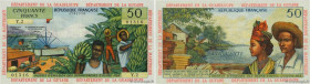 Country : FRENCH ANTILLES 
Face Value : 50 Francs 
Date : (1964) 
Period/Province/Bank : Institut d'Émission des Départements d'Outre-Mer 
Catalogue r...