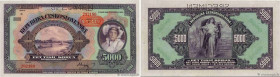 Country : BOHEMIA & MORAVIA 
Face Value : 5000 Korun Spécimen 
Date : 25 octobre 1943 
Period/Province/Bank : National Bank for Bohemia and Moravia 
C...