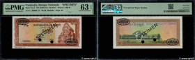 Country : CAMBODIA 
Face Value : 10 Riels Spécimen 
Date : (1972) 
Period/Province/Bank : Banque Nationale du Cambodge 
Catalogue reference : P.11as 
...