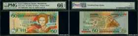 Country : CARIBBEAN  
Face Value : 50 Dollars 
Date : (2003) 
Period/Province/Bank : Eastern Caribbean Central Bank 
Department : Montserrat 
Catalogu...