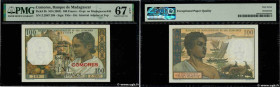 Country : COMOROS 
Face Value : 100 Francs 
Date : (1963) 
Period/Province/Bank : Banque de Madagascar et des Comores 
Catalogue reference : P.3b2 
Al...