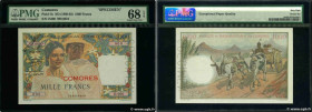 Country : COMOROS 
Face Value : 1000 Francs Spécimen 
Date : (1960) 
Period/Province/Bank : Banque de Madagascar et des Comores 
Catalogue reference :...