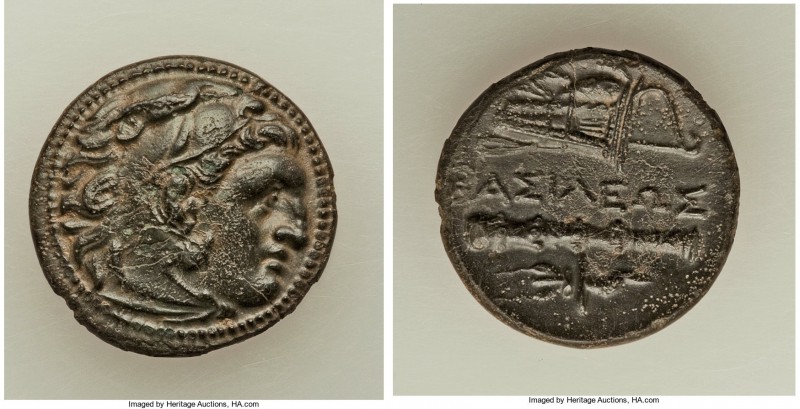 MACEDONIAN KINGDOM. Alexander III the Great (336-323 BC). AE (20mm, 4.86 gm, 7h)...