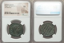 Philip I (AD 244-249). AE sestertius (27mm, 2h). NGC XF, smoothing. Rome, AD 249. IMP M IVL PHILIPPVS AVG, laureate, draped and cuirassed bust of Phil...