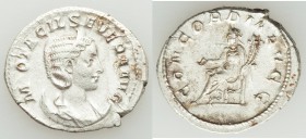 Otacilia Severa (AD 244-249). AR antoninianus (23mm, 3.68 gm, 6h). VF. Rome, AD 246-248. M OTACIL SEVERA AVG, draped bust of Otacilia Severa right on ...