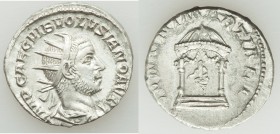 Volusian (AD 251-253). AR antoninianus (20mm, 3.97 gm, 6h). XF. Rome, AD 252. IMP CAE C VIB VOLVSIANO AVG, radiate, draped, and cuirassed bust of Volu...