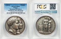 Napoleon silver Specimen Restrike "Marriage to Maria-Louise of Austria" Medal ND (1804) SP62 PCGS, Bram-952, Julius-2261. 41mm. By B. Andreiu and Joua...