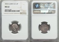 George III Pair of Certified Minors 1816, 1) 6 Pence - MS62 NGC 2) Shilling - MS63 PCGS Sold as is, no returns. 

HID09801242017