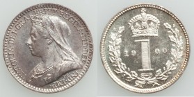 Victoria 4-Piece Uncertified Maundy Set 1900 UNC, KM-MDS156. Includes Penny to 4 Pence. Sold as is, no returns.

HID09801242017