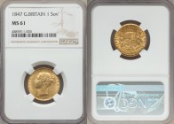 Victoria gold Sovereign 1847 MS61 NGC, KM736.1, S-3852. Scattered contact marks commensurate with the grade. 

HID09801242017