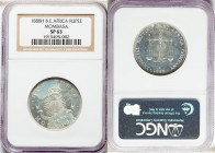 British Colony Specimen Rupee 1888-H SP63 NGC, Heaton mint, KM5. Prooflike fields partly hidden by milky-white toning. 

HID09801242017