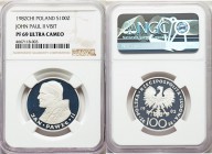Pair of Certified Assorted Issues NGC, 1) Poland: Republic Proof 100 Zlotych 1982-CHI - PR69 Ultra Cameo, Valcambi mint, KM-Y136 2) Canada: George V b...