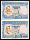 25 pesetas. 1936. Madrid. (Ed-367a). 31 de agosto, Joaquín Sorolla. Serie A. Pareja correlativa. SC-. Est...300,00. 

English description: 25 peseta...