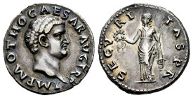 Otho. Denarius. 69 AD. Rome. (Ric-8). (Rsc-17). Anv.: IMP M OTHO CAESAR AVG TR P, bare head to right. Rev.: SECVRITAS P R, Securitas standing facing, ...