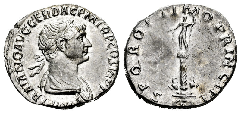 Trajan. Denarius. 113-114 AD. Rome. (Ric-II 292). (Woytek-425v). (Bmcre-454). An...
