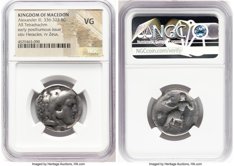 MACEDONIAN KINGDOM. Alexander III the Great (336-323 BC). AR tetradrachm (25mm, ...