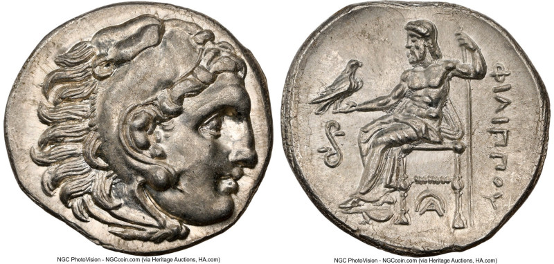 MACEDONIAN KINGDOM. Philip III Arrhidaeus (323-317 BC). AR drachm (17mm, 4.32 gm...