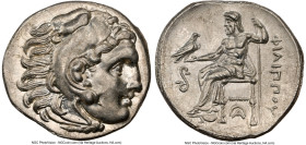 MACEDONIAN KINGDOM. Philip III Arrhidaeus (323-317 BC). AR drachm (17mm, 4.32 gm, 5h). NGC MS 5/5 - 4/5. Early Posthumous issue, Lampsacus, ca. 323-31...