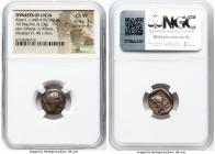LYCIAN DYNASTS. Kherei (Ca. 440-410/390 BC). AR drachm (15mm, 4.23 gm, 11h). NGC Choice VF 3/5 - 4/5. Head of Athena right, wearing crested helmet / K...