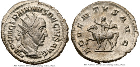 Trajan Decius (AD 249-251). AR antoninianus (23mm, 5h). NGC AU. Rome, ca. AD 249-251. IMP C M Q TRAIANVS DECIVS AVG, radiate, draped, and cuirassed bu...