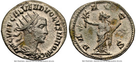 Volusian (AD 251-253). AR antoninianus (19mm, 11h). NGC Choice XF, brushed. Antioch. IMP C V AF GAL VEND VOLVSIANO AVG, radiate, draped, and cuirassed...