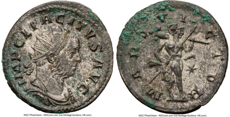 Tacitus (AD 275-276). BI antoninianus (22mm, 5h). NGC AU, Silvering. Lugdunum, 2...