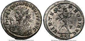 Probus (AD 276-282). BI antoninianus (22mm, 5h). NGC Choice XF, Silvering. Siscia, 1st officina, 4th emission, late AD 277. IMP C M AVR PROBVS P F AVG...