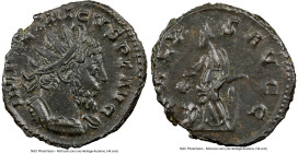 Tetricus I, Romano-Gallic Empire (AD 271-274). BI antoninianus (20mm, 7h). NGC AU. IMP TETRICVS P F AVG, radiate, cuirassed bust of Tetricus I right, ...