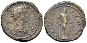 Marcus Aurelius (161-180). Thrace, Odessus. Æ (23mm, 7.03g, 6h). Bare head r. R/ Herakles standing r., resting arm on club, holding lion-skin. RPC IV ...