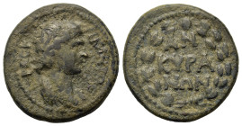 Time of Septimius Severus to Caracalla (193-217). Phrygia. Ancyra. Pseudo-autonomous. Ӕ (22.2mm,6.3g). Draped bust of the Senate r. R/ Legend in three...