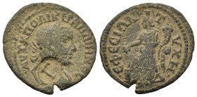 Valerian I (253-260). Ionia, Ephesus. Æ (22.3mm,3.6g). Laureate and draped bust to r. Tyche standing l. Karwiese 1062; RPC Online 61043