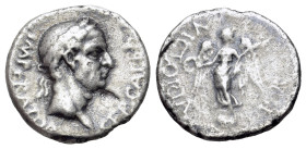 Galba (68-69). AR Cast Denarius (17mm, 3.24g, 6h). Paduan type. Uncertain mint in Gaul (Narbo?). Struck circa April-late autumn AD 68. Laureate head r...