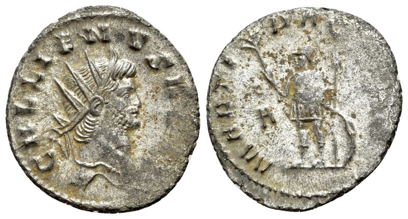 Gallienus (253-268). Antoninianus (22.5mm, 2.84g, 6h). Rome, 256-7. Radiate head...