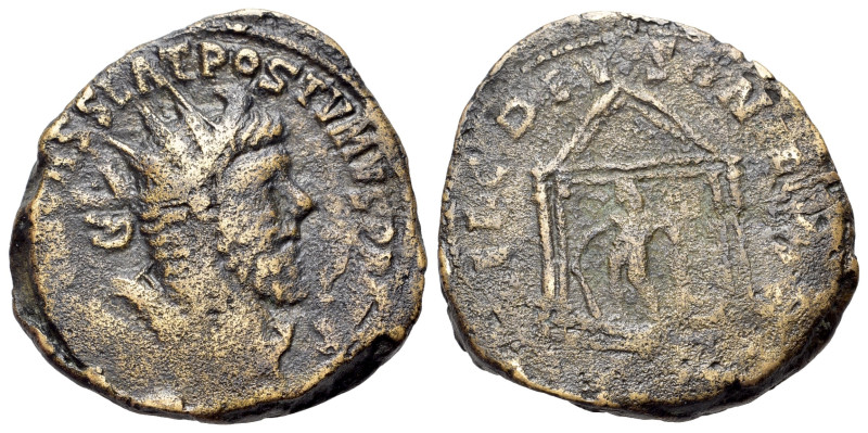 Postumus (260-269). Æ Double Sestertius (32mm,17.91g). Treveri, c. 263. Radiate,...