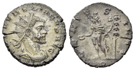 Aurelian (270-275). Radiate (20mm, 2.78g). Mediolanum, 270-1. Radiate, draped and cuirassed bust r. R/ Genius standing l., holding patera and cornucop...