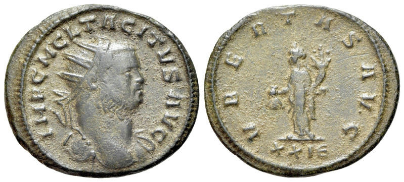 Tacitus (275-276). Radiate (23mm, 3.88g, 6h). Rome. Radiate bust r., with slight...
