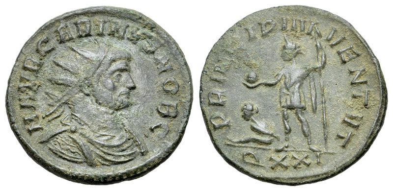 Carinus (Caesar, 282-283). Radiate (22mm, 3.40g, 12h). Ticinum, AD 282. Radiate,...